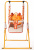 Качели напольные складные без тента (гофрокороб) (жираф) - Цвет оранжевый - Картинка #3